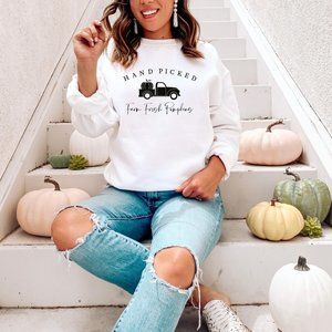 Farm Fresh Pumpkins Sweatshirt | Fall Sweatshirt